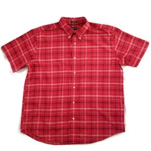 St. John's Bay Plaid Short Sleeve Shirt